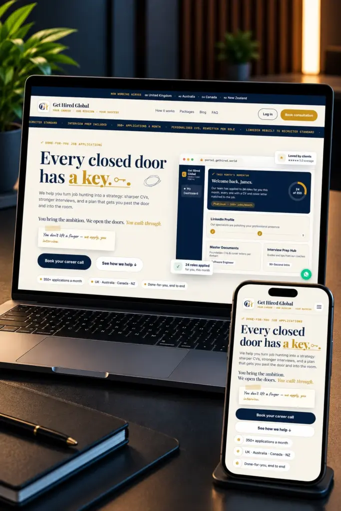 Get Hired Global — Career & Job Application Platform